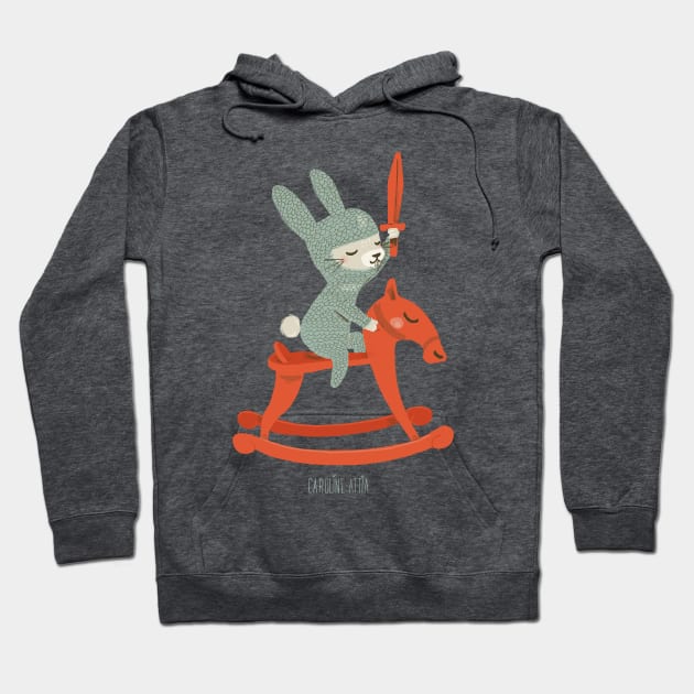 Knight Rabbit Hoodie by BabyKarot